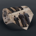 Jews Davening at the Kotel Tie<br><div class="desc">This religious neck tie features Jews davening or praying at the Kotel or Western Wall. Moshiach Now!</div>