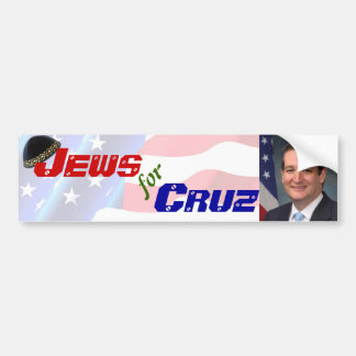 Jews for Ted Cruz Bumper Sticker