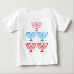 Jews Jewish Menorah sparkle candelabrum Baby T-Shirt<br><div class="desc">Style: Men's Basic Hooded Sweatshirt Enjoy the comfort of this warm and toasty pullover hoodie. You’re going to love it. We’ve made it from a 10oz. cotton-poly blend with a 100% cotton face. It has set-in sleeves and double needle-stitched armholes and bottom band for durability. Customise to make it your...</div>