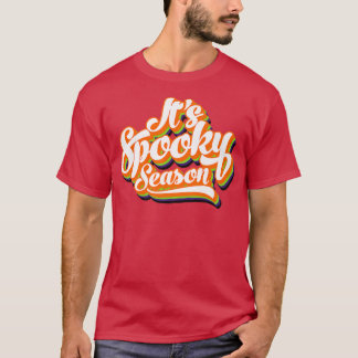 JEyb Retro It Is Spooky Season Happy Autumn Hallow T-Shirt