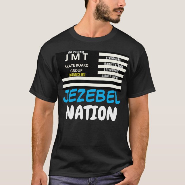 JEZEBEL NATION Basic Dark T-Shirt (Front)