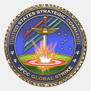 JFCC for Global Strike and Integration Classic Round Sticker