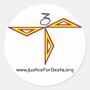 JFD Sheet of Round Stickers