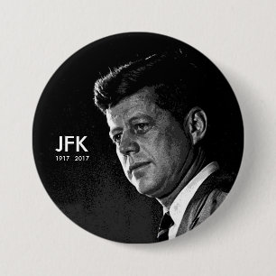 JFK  1917  2017 7.5 CM ROUND BADGE