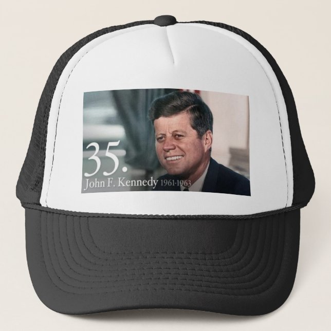 JFK 35 TRUCKER HAT (Front)