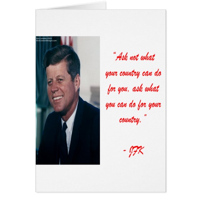JFK & Ask Not Quote (Front)