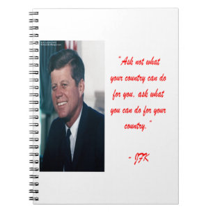 JFK & Ask Not Quote Notebook