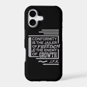 JFK Conformity Quote iPhone 5 Case-Mate, customize