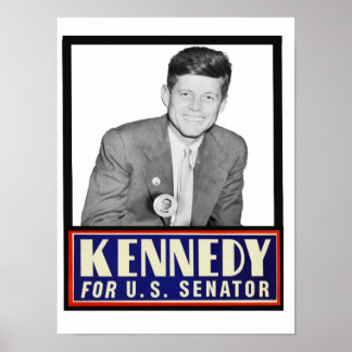JFK  for U.S. Senator Poster