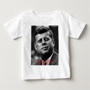 JFK "Forgive Not Forget" Wisdom Quote Gifts & Card Baby T-Shirt