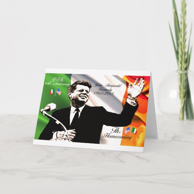 JFK Greeting card (Front)