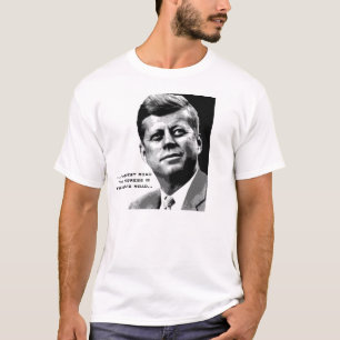 JFK Hope Poster (Black/White) Famous JFK Quote T-Shirt