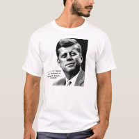 JFK Hope Poster (Black/White) Famous JFK Quote