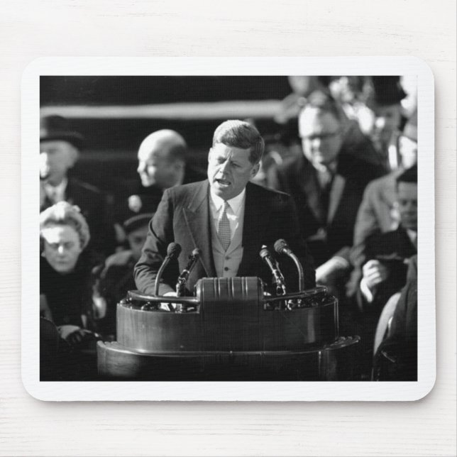 JFK Inauguaration Mouse Mat (Front)