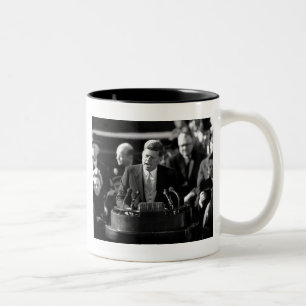 JFK Inauguaration Two-Tone Coffee Mug