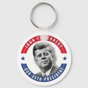 JFK John F. Kennedy 35th President POTUS Memorial Key Ring