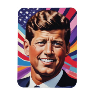JFK John F. Kennedy Motivational Inspiration Magnet