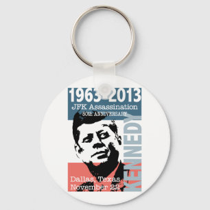 JFK Kennedy Assassination Anniversary 1963 - 2013 Key Ring