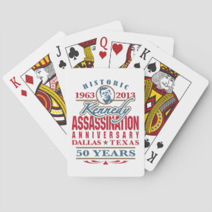 JFK Kennedy Assassination Anniversary 1963 - 2013 Playing Cards