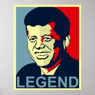 jfk legend poster
