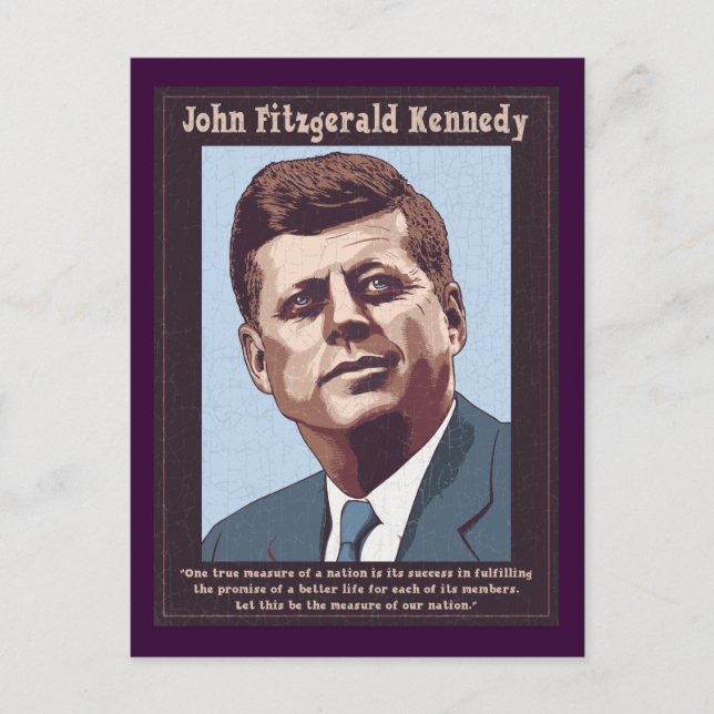 JFK - Measure Postcard (Front)