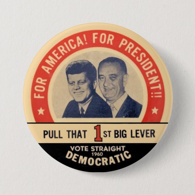 JFK Memorial pin 1960 (Front)