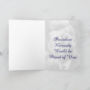 JFK Peace Corps Assignment Greeting Card