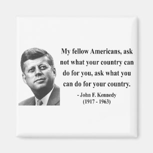 JFK Quote 3b Magnet