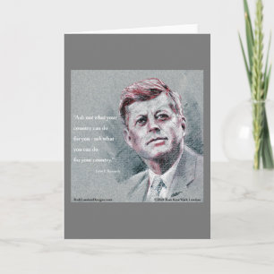 JFK & Quote Card