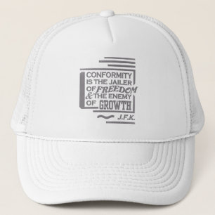JFK quote hat - choose color