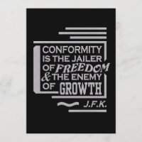 JFK quote invitation