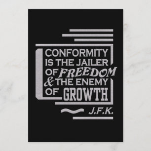 JFK quote invitation