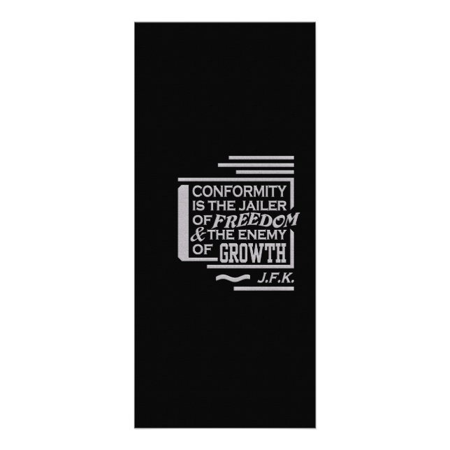 JFK quote rack card - customize (Front)