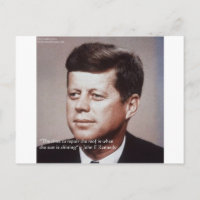 JFK Repair The Roof Famous Quote