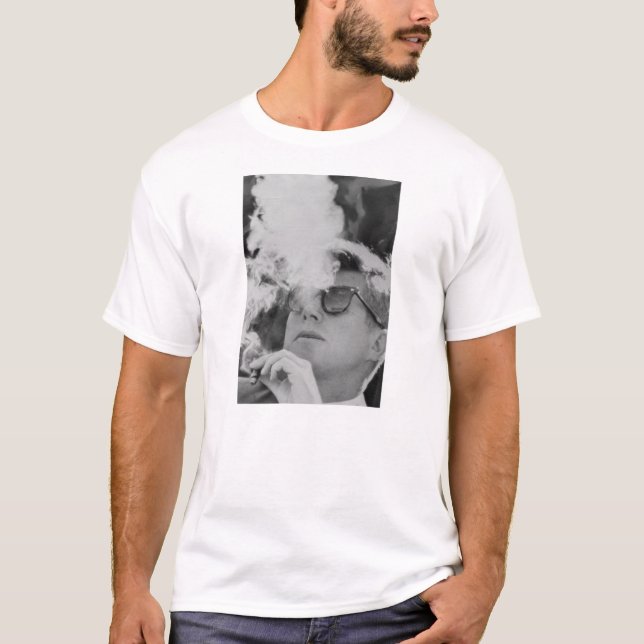 JFK Smoking Tee Shirt (Front)