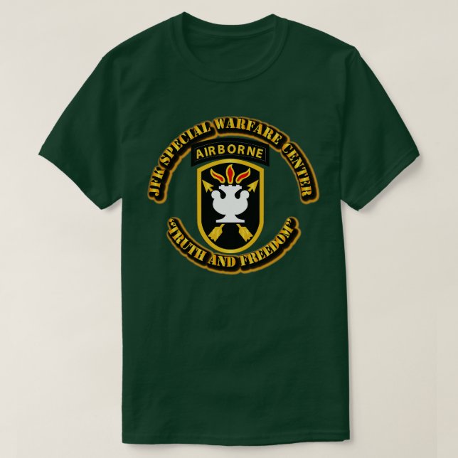 JFK Special Warfare Centre T-Shirt (Design Front)