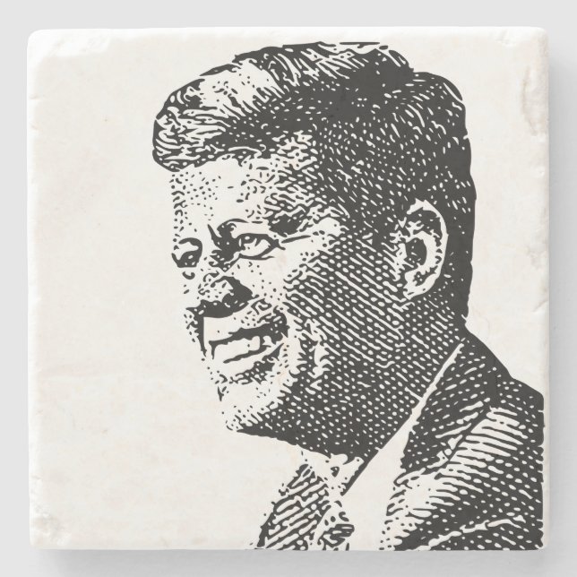 JFK - Stone Coaster (Front)