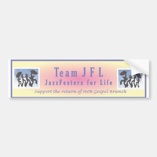 jfl cover bumper sticker (Front)