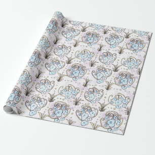 JG Art Nouveau Wrapping Paper