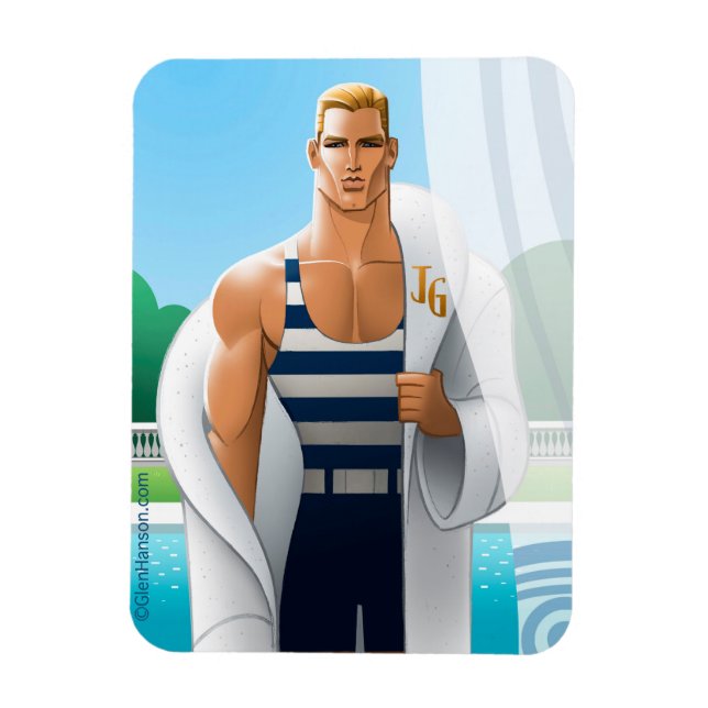 “JG” Premium Flexi Magnet by Glen Hanson (Vertical)