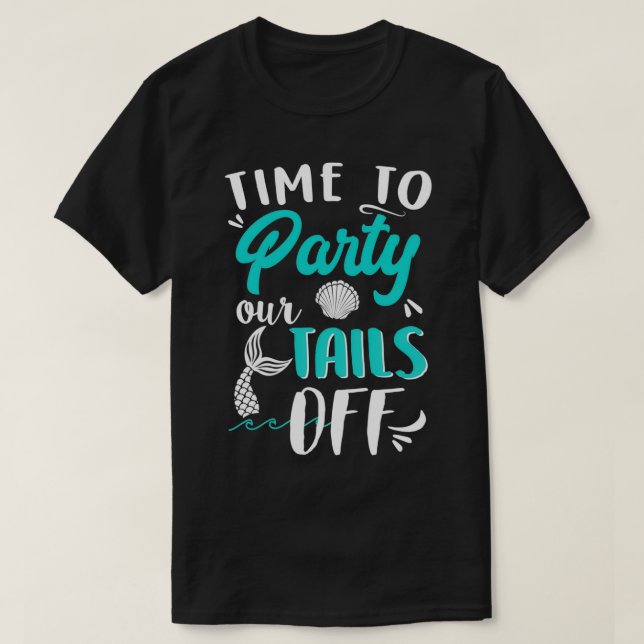 JGA bachelorette party farewell mermaid T-Shirt (Design Front)