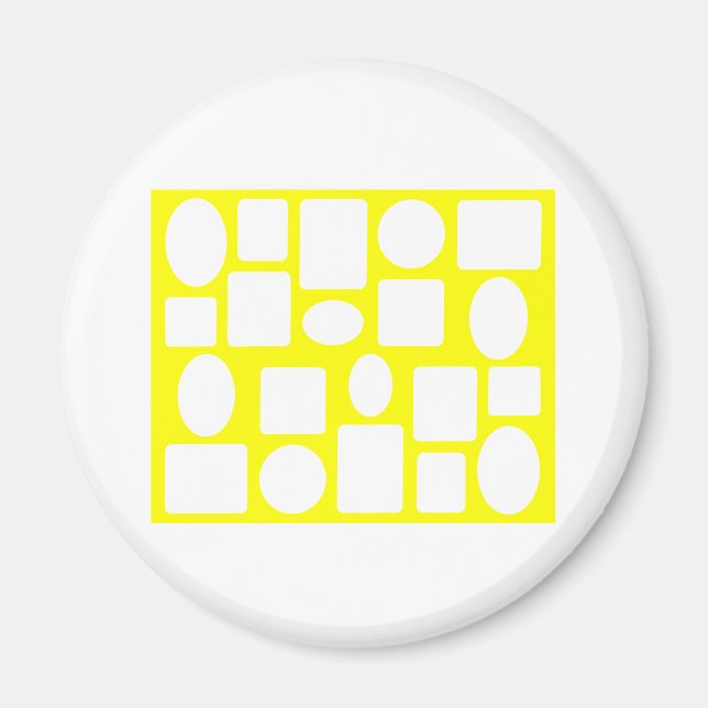 jGibney Your Photos Here Frame The MUSEUM Zazzle Magnet (Front)