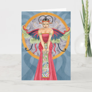 'Jia Li' Blank Greeting Card