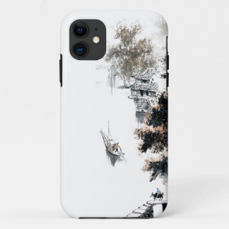 Jiangnan Scenic Chinese Landscape Brush Painting iPhone 11 Case