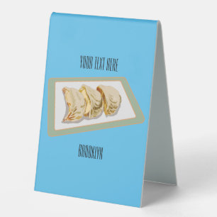 Jiaozi / Chinese dumplings cartoon illustration