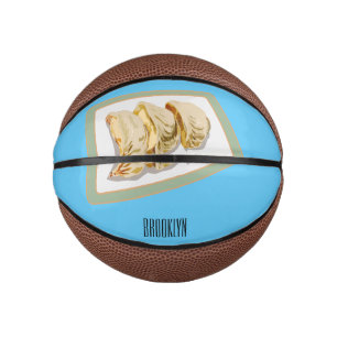 Jiaozi / Chinese dumplings cartoon illustration Mini Basketball