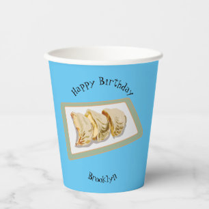 Jiaozi / Chinese dumplings cartoon illustration Paper Cups