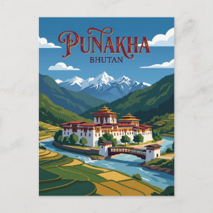 Jigme Dorji National Park (North) Bhutan Postcard