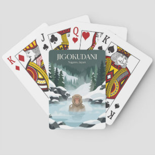 Jigokudani Monkey Park Japan Playing Cards