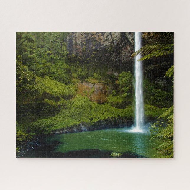 Jigsaw Bridal Veil Fall New Zealand. Puzzle (Horizontal)